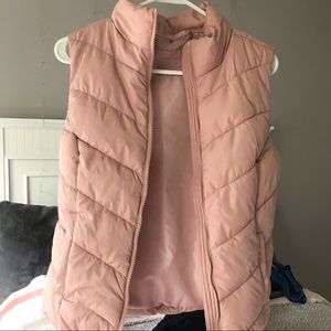 baby pink vest